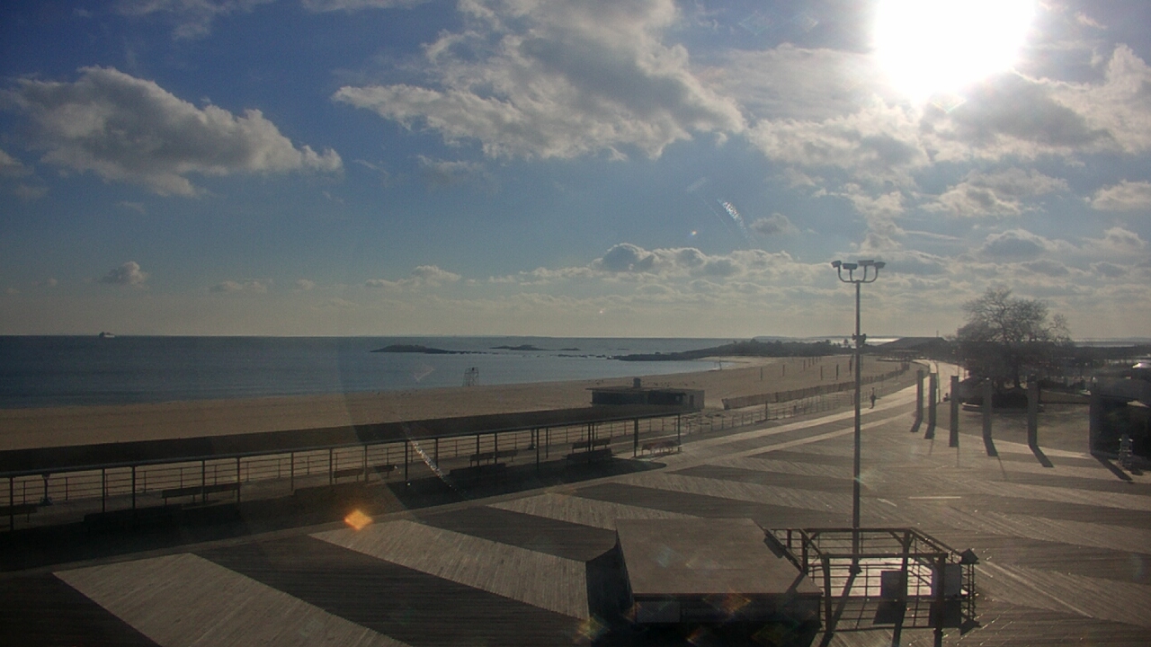 Thumbnail for current weather camera view from Ocean Beach Park in New London, Connecticut