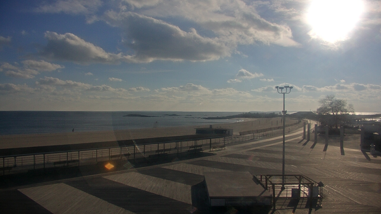 Thumbnail for current weather camera view from Ocean Beach Park in New London, Connecticut