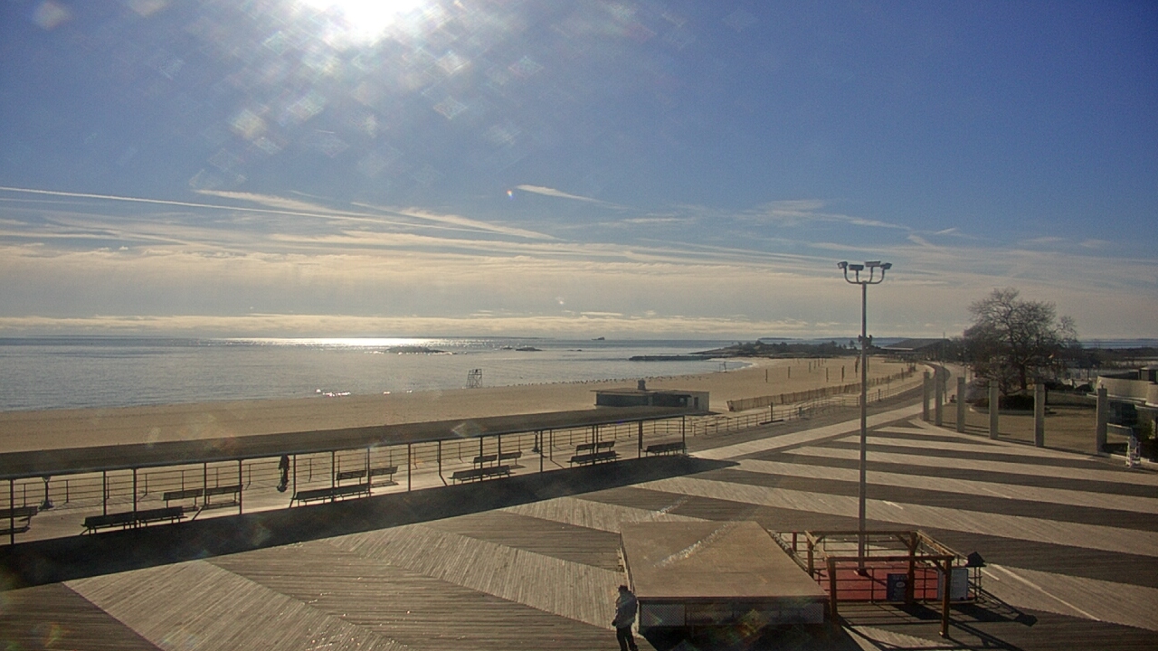 Thumbnail for current weather camera view from Ocean Beach Park in New London, Connecticut