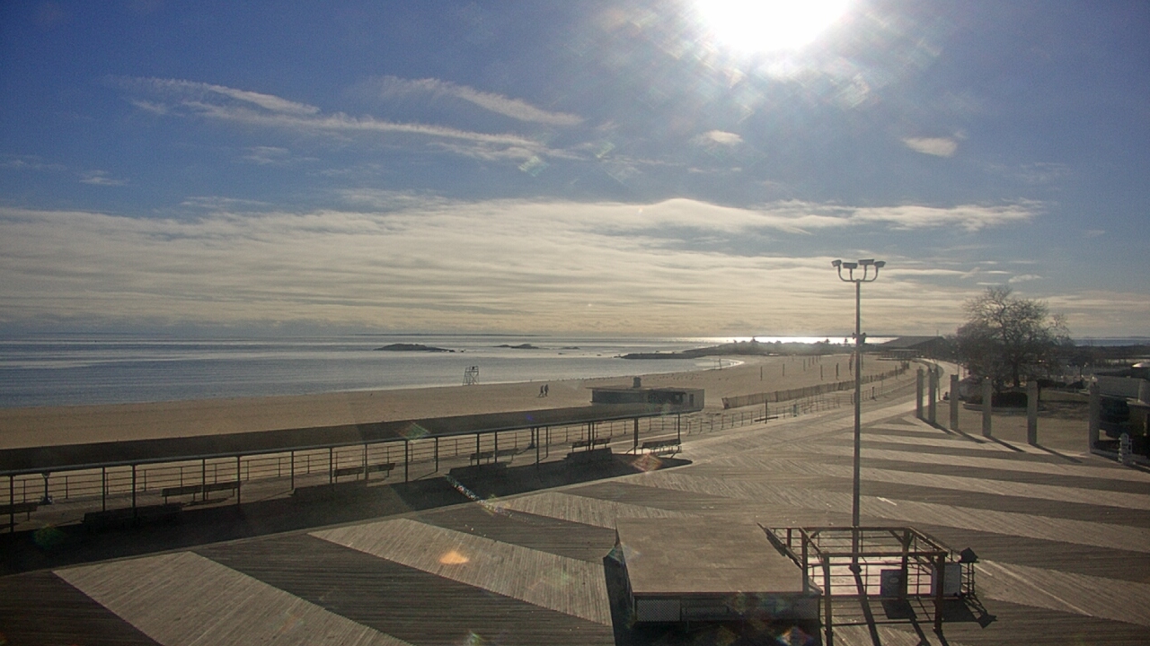Thumbnail for current weather camera view from Ocean Beach Park in New London, Connecticut