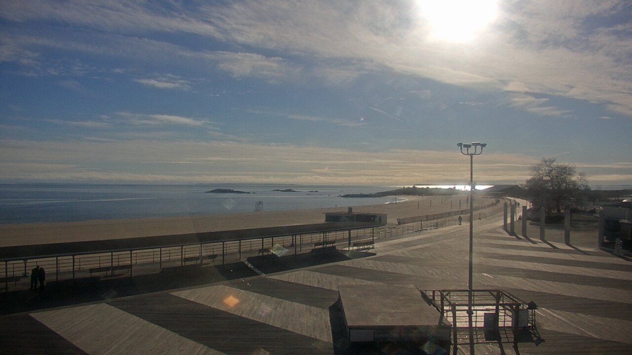 Thumbnail for current weather camera view from Ocean Beach Park in New London, Connecticut