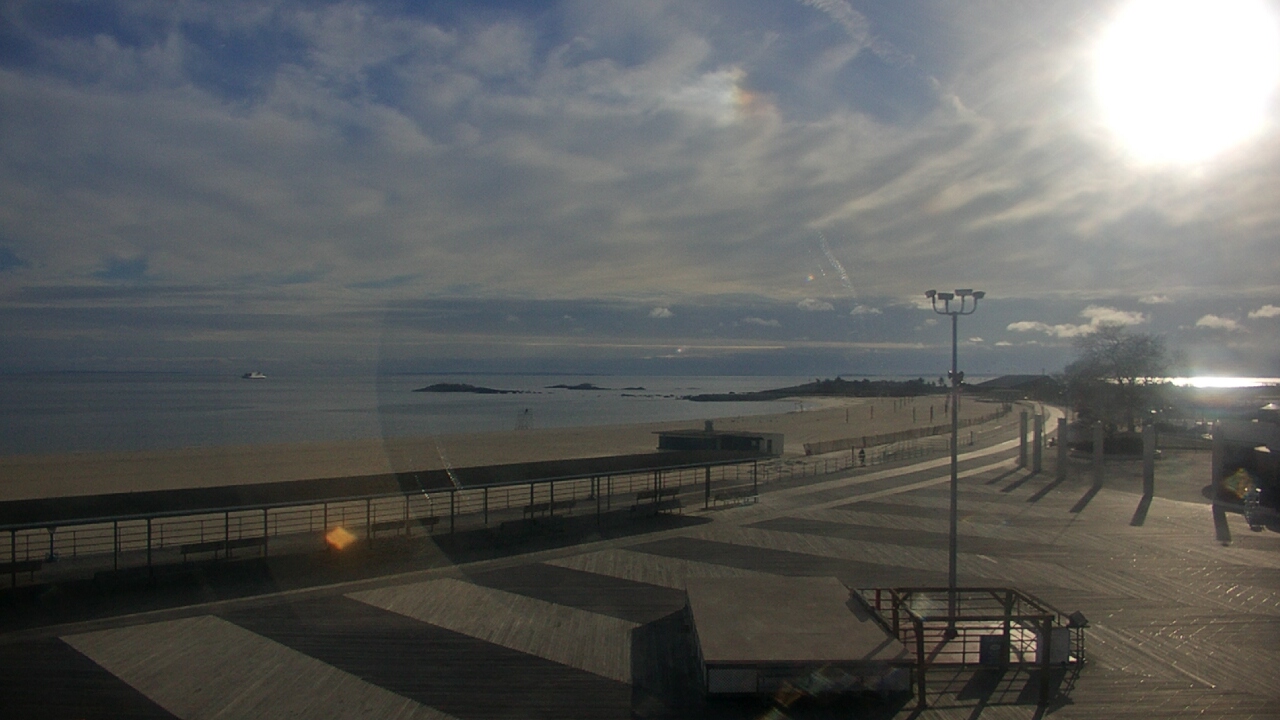 Thumbnail for current weather camera view from Ocean Beach Park in New London, Connecticut