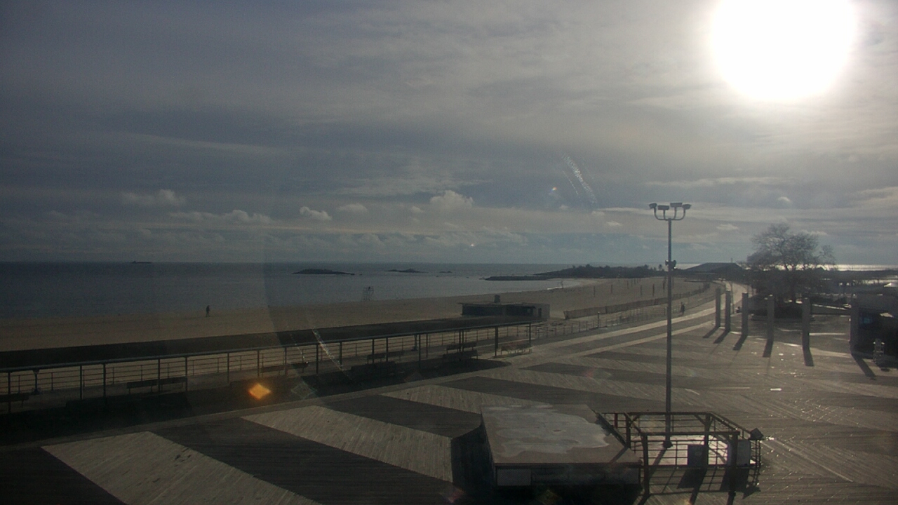 Thumbnail for current weather camera view from Ocean Beach Park in New London, Connecticut