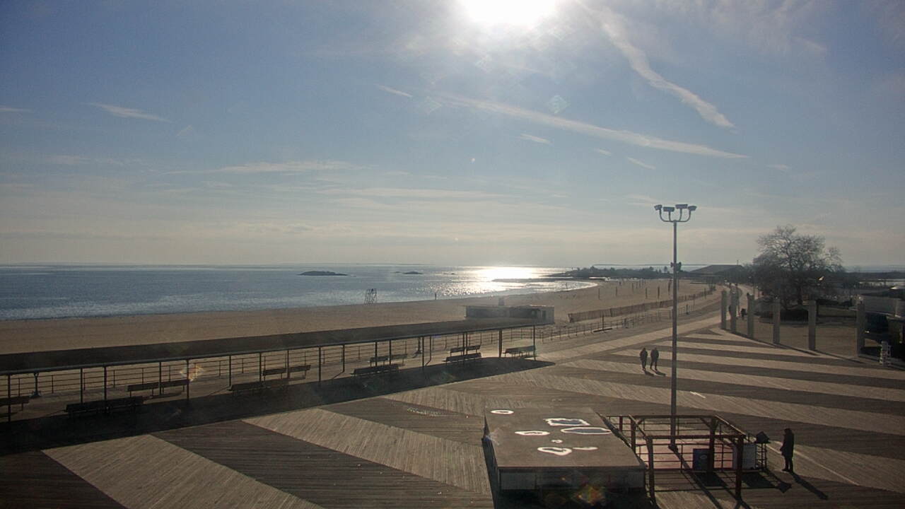 Thumbnail for current weather camera view from Ocean Beach Park in New London, Connecticut