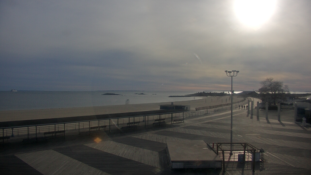 Thumbnail for current weather camera view from Ocean Beach Park in New London, Connecticut