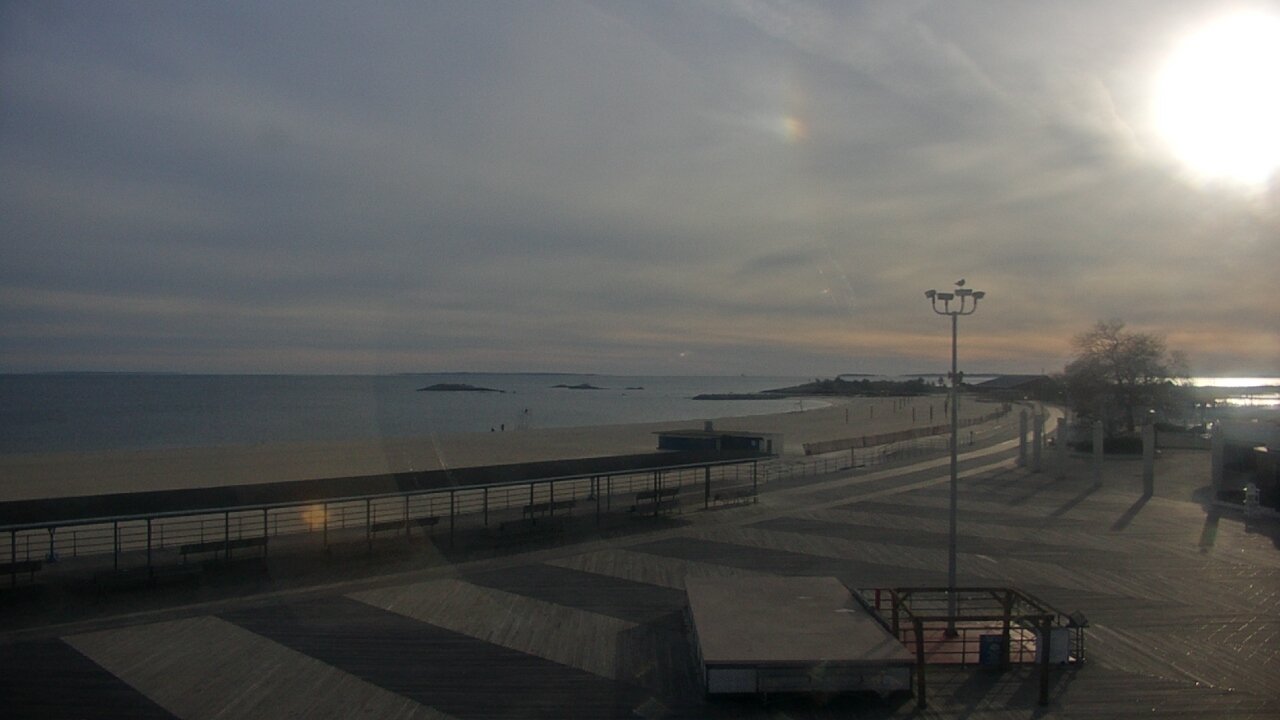 Thumbnail for current weather camera view from Ocean Beach Park in New London, Connecticut