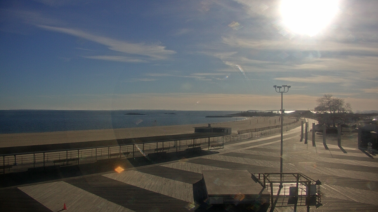 Thumbnail for current weather camera view from Ocean Beach Park in New London, Connecticut