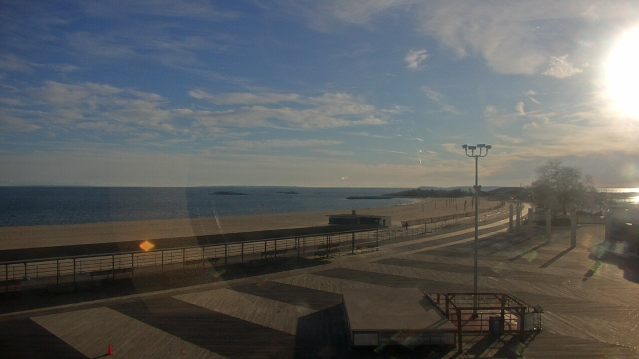 Thumbnail for current weather camera view from Ocean Beach Park in New London, Connecticut