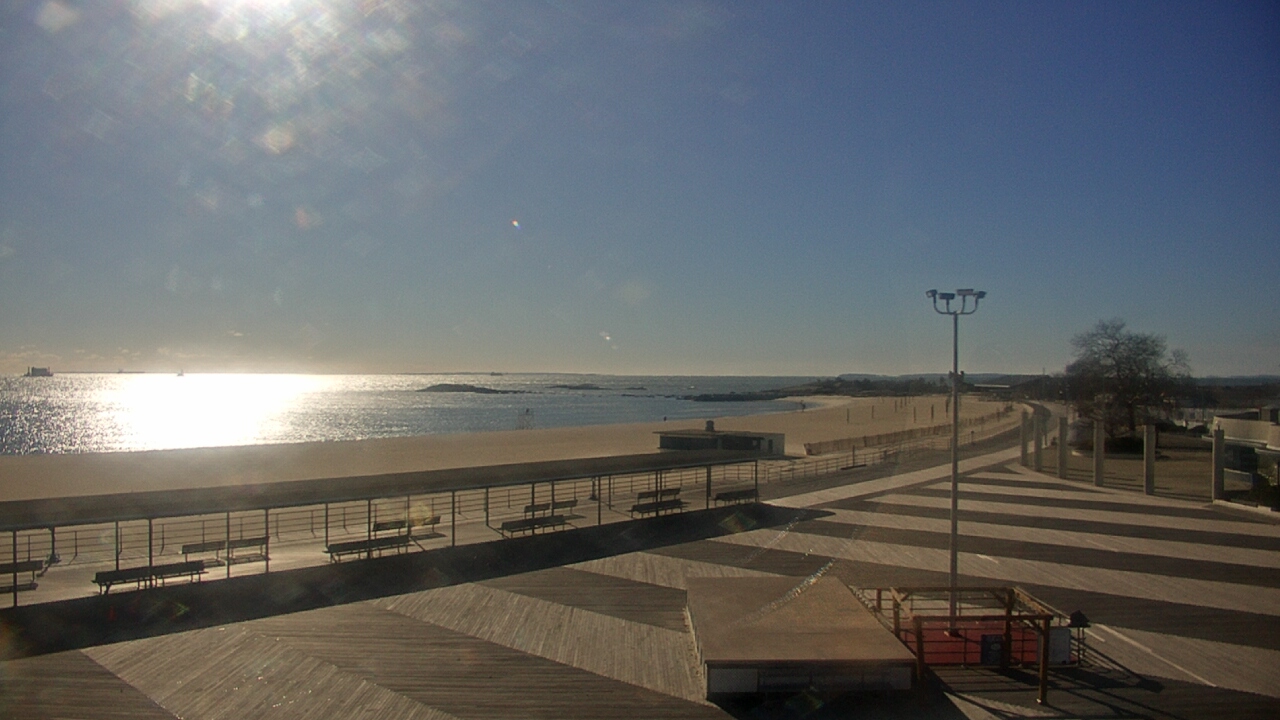 Thumbnail for current weather camera view from Ocean Beach Park in New London, Connecticut