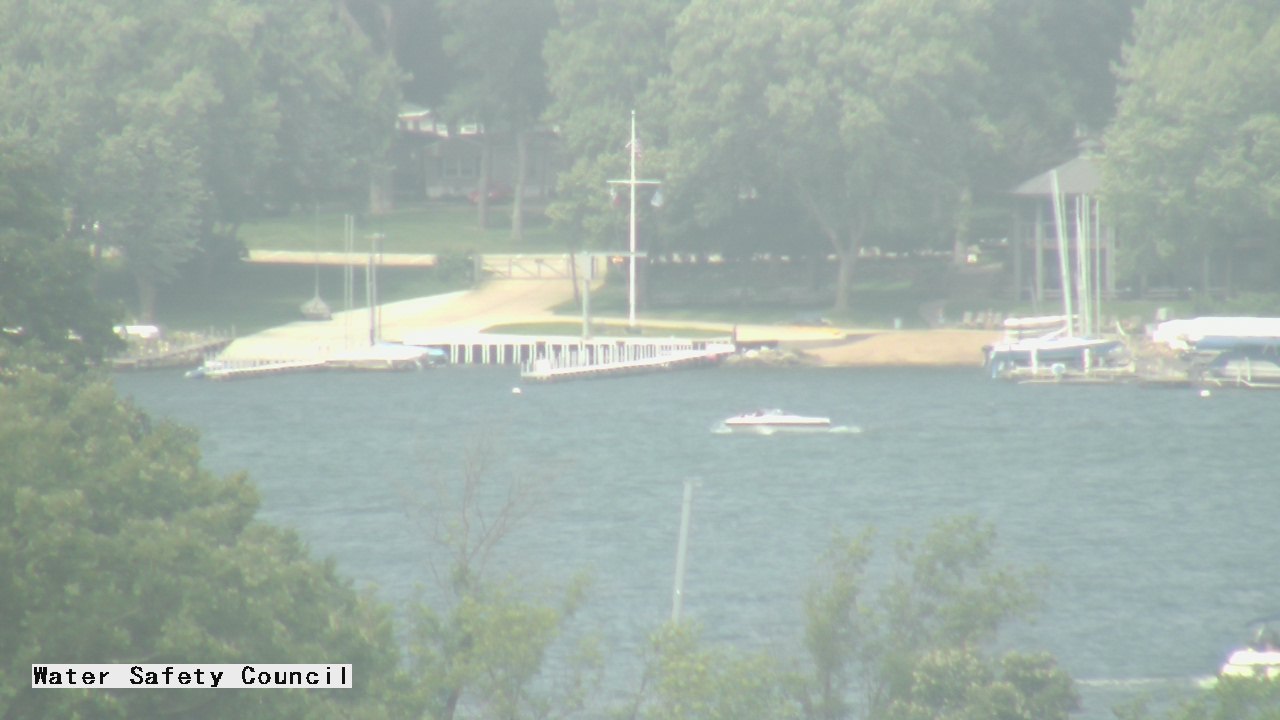 Thumbnail for current weather camera view from Iowa Great Lakes Water Safety Council in Wahpeton, Iowa