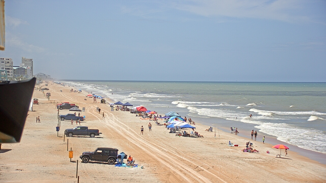 Thumbnail for current weather camera view from Cardinal Ormond Lifeguard Station 2 in Ormond Beach, Florida