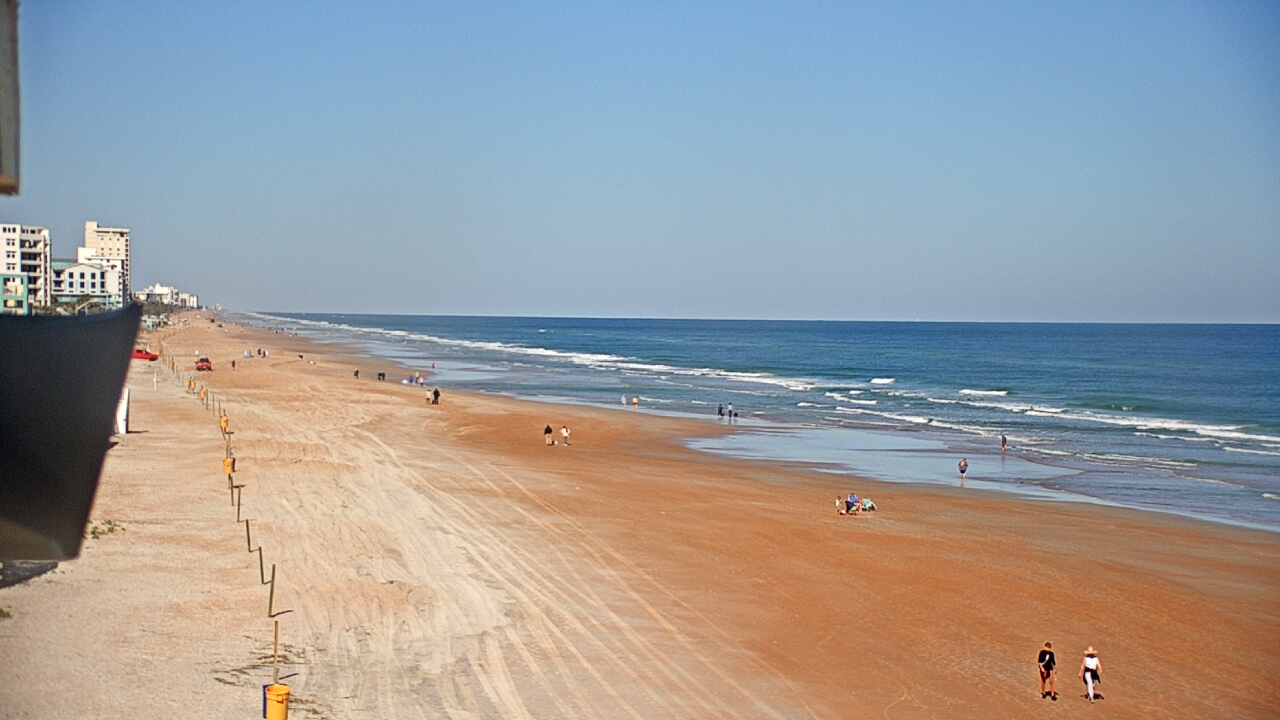 Thumbnail for current weather camera view from Cardinal Ormond Lifeguard Station 2 in Ormond Beach, Florida