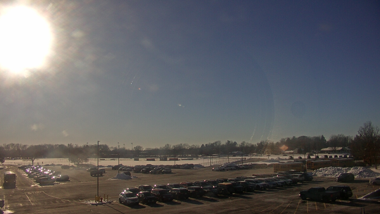 Thumbnail for current weather camera view from Oswego HS in Oswego, Illinois