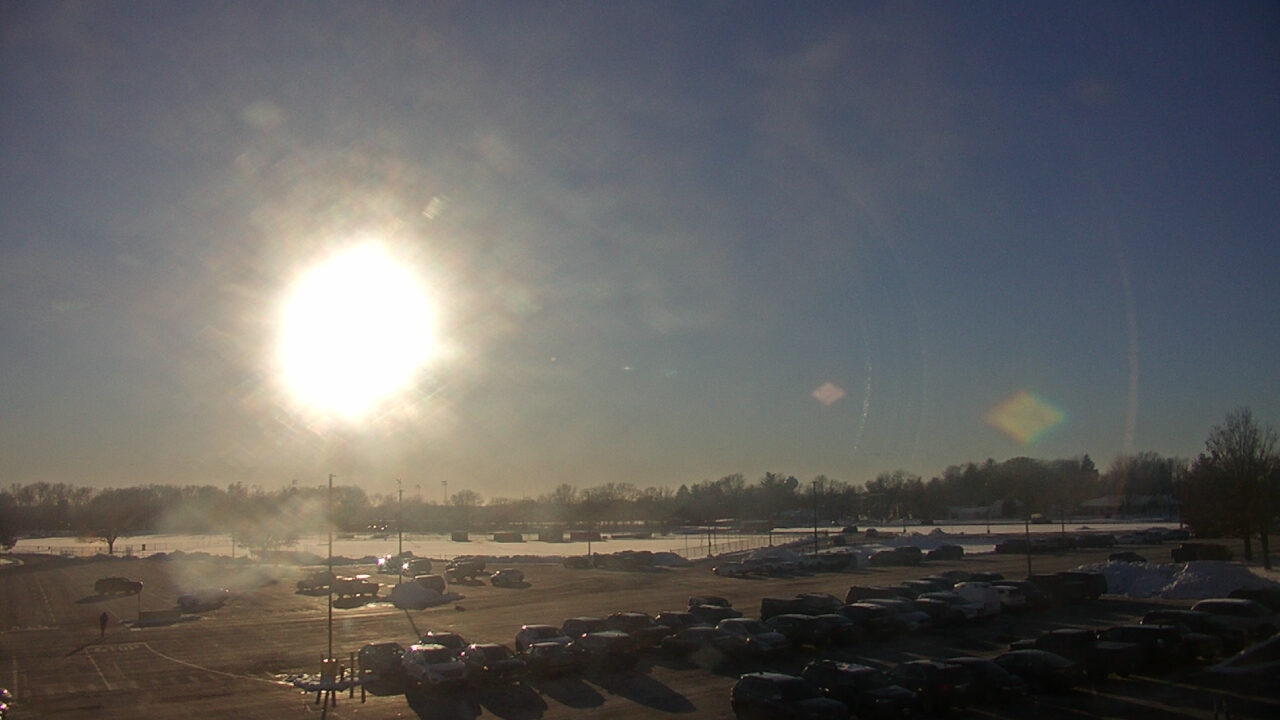 Thumbnail for current weather camera view from Oswego HS in Oswego, Illinois