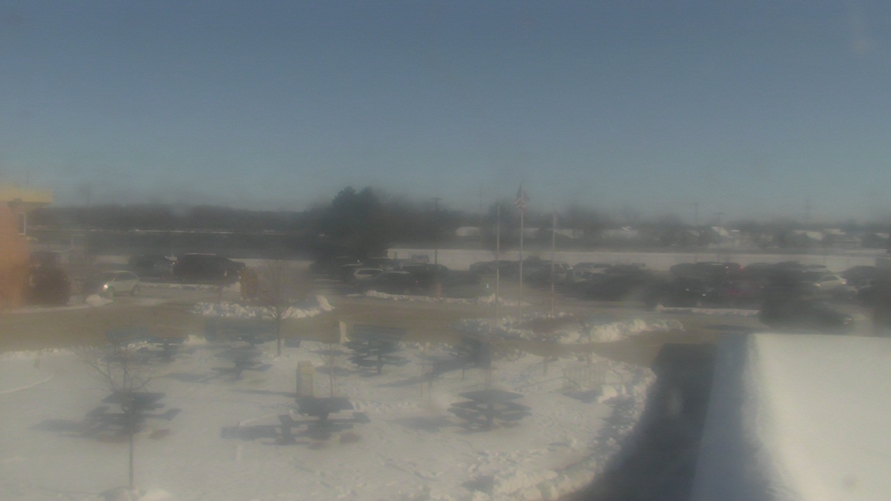 Thumbnail for current weather camera view from Owosso High School in Owosso, Michigan