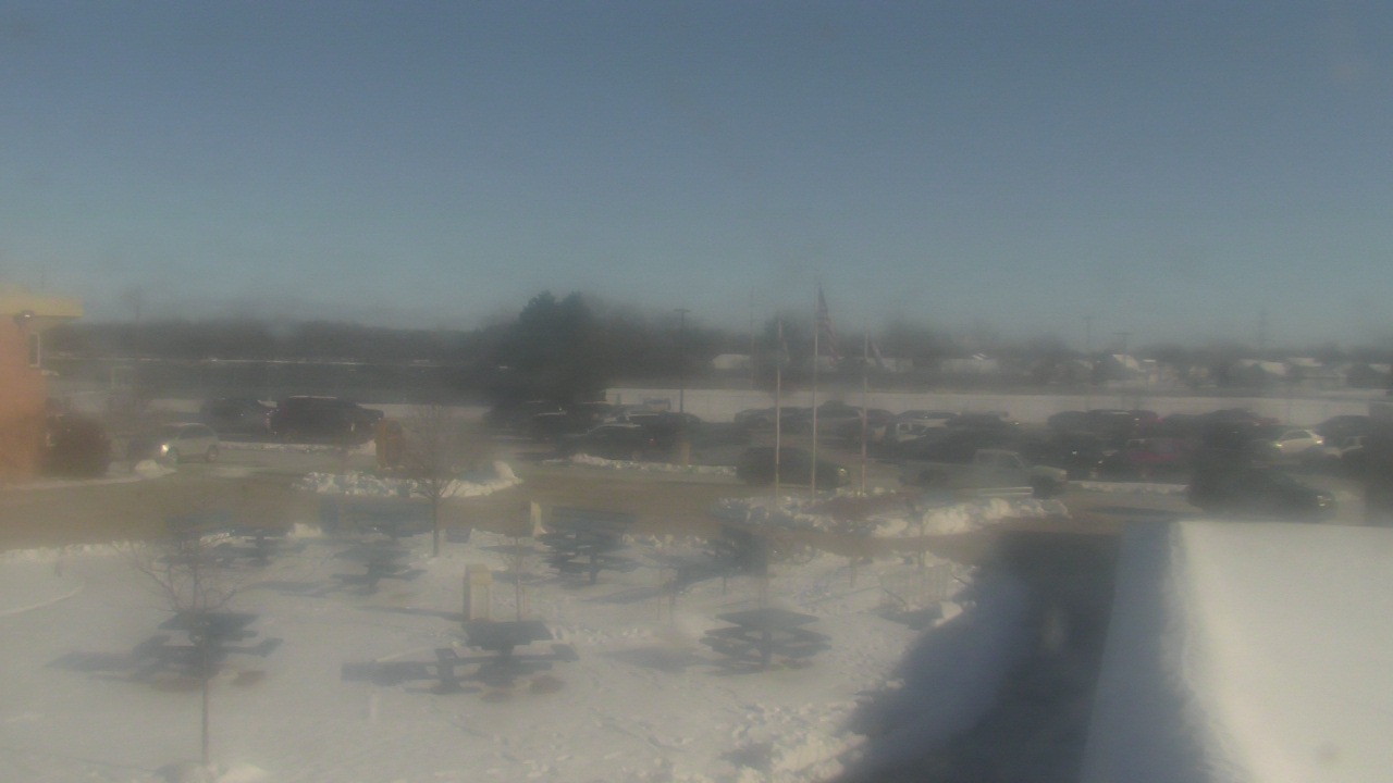 Thumbnail for current weather camera view from Owosso High School in Owosso, Michigan