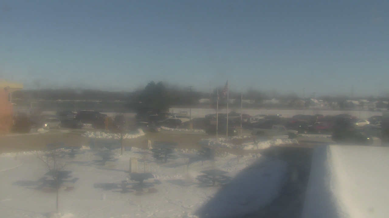 Thumbnail for current weather camera view from Owosso High School in Owosso, Michigan