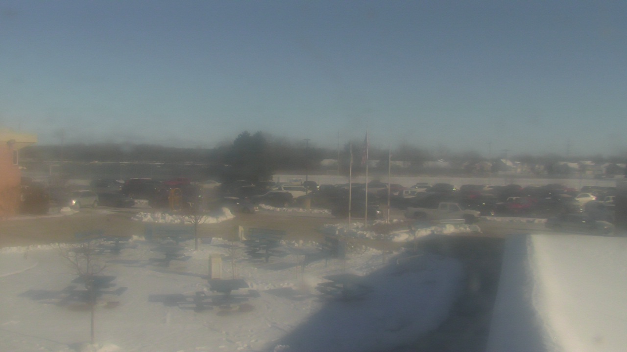 Thumbnail for current weather camera view from Owosso High School in Owosso, Michigan