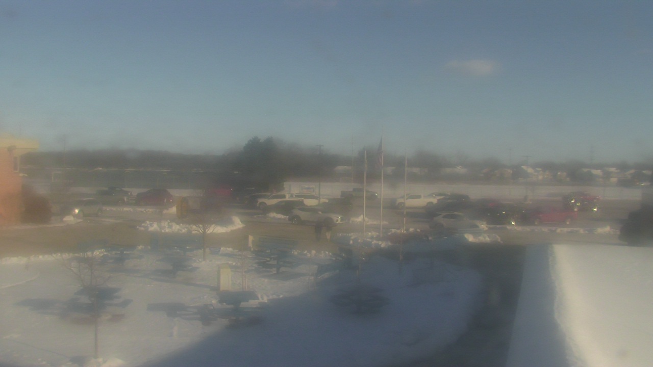 Thumbnail for current weather camera view from Owosso High School in Owosso, Michigan