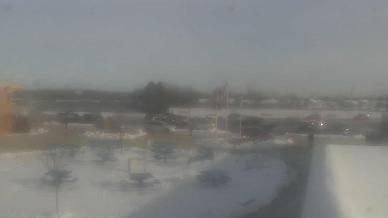 Thumbnail for current weather camera view from Owosso High School in Owosso, Michigan