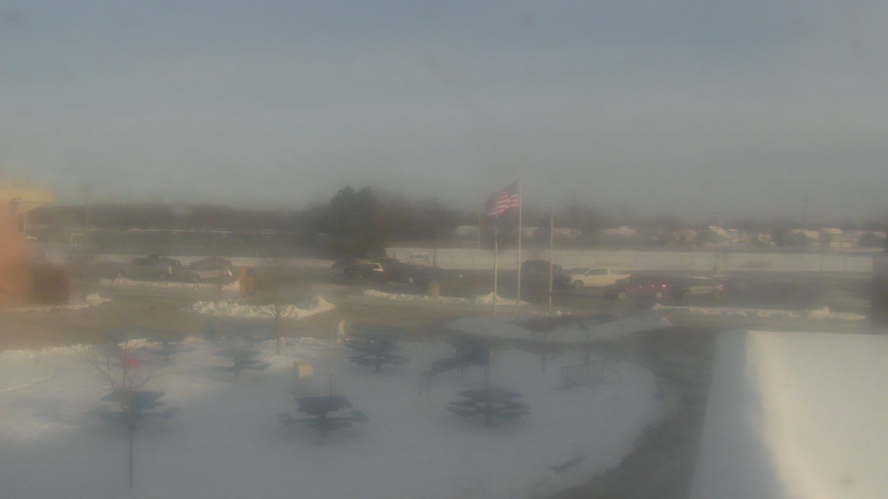 Thumbnail for current weather camera view from Owosso High School in Owosso, Michigan