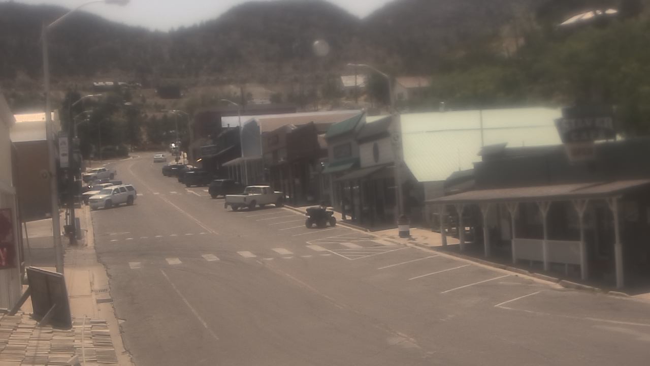 Thumbnail for current weather camera view from Overland Hotel in Pioche, Nevada