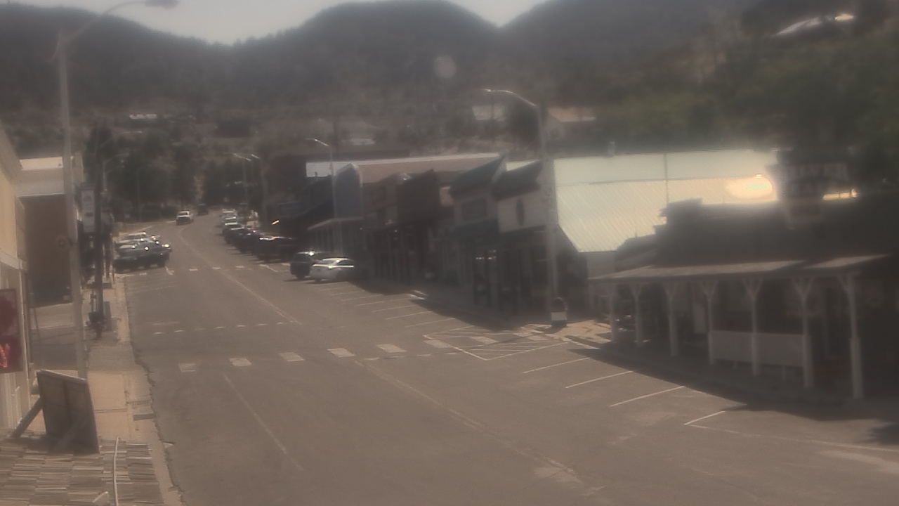 Thumbnail for current weather camera view from Overland Hotel in Pioche, Nevada