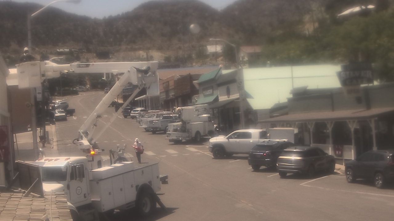 Thumbnail for current weather camera view from Overland Hotel in Pioche, Nevada