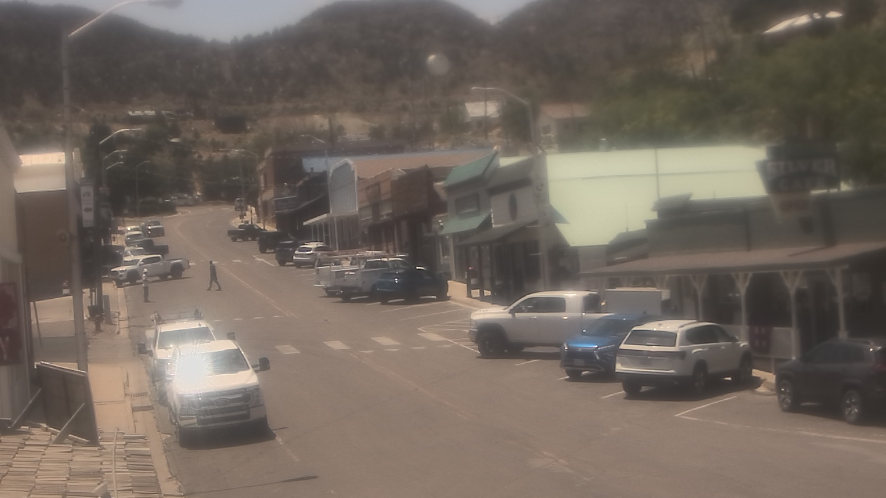 Thumbnail for current weather camera view from Overland Hotel in Pioche, Nevada