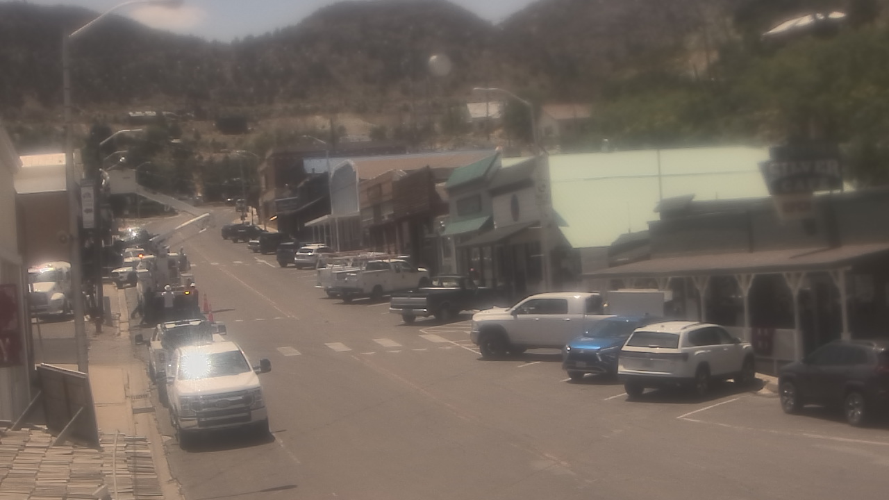 Thumbnail for current weather camera view from Overland Hotel in Pioche, Nevada