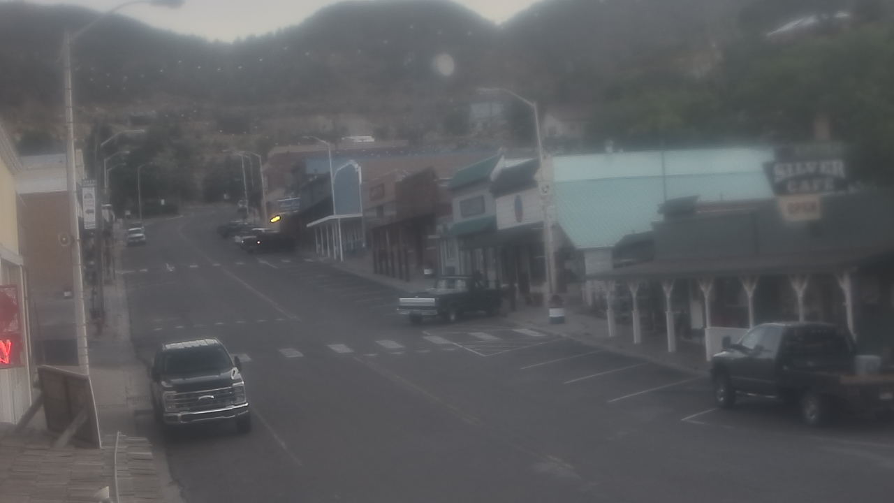 Thumbnail for current weather camera view from Overland Hotel in Pioche, Nevada