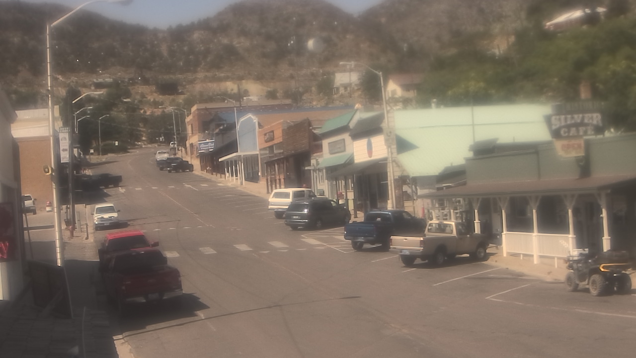 Thumbnail for current weather camera view from Overland Hotel in Pioche, Nevada