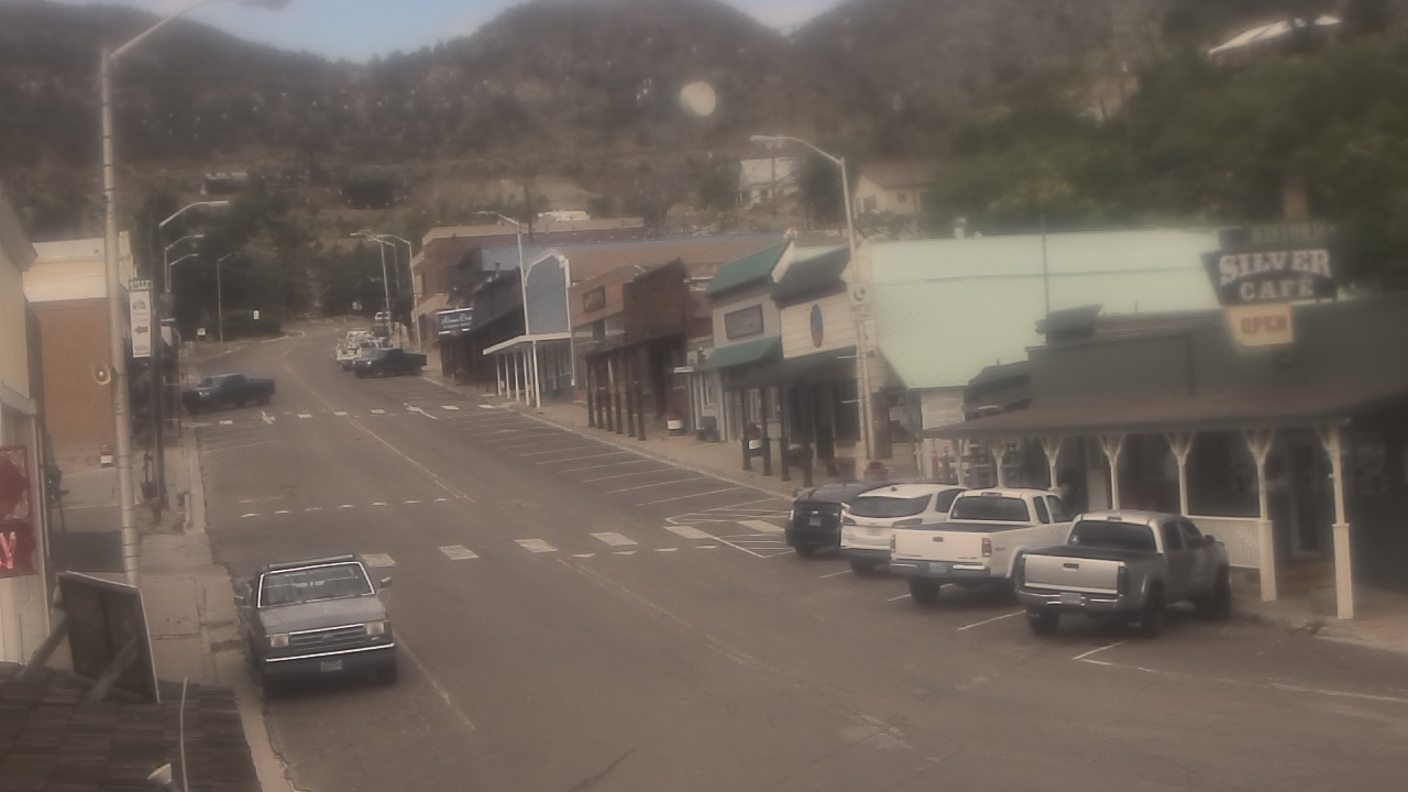 Thumbnail for current weather camera view from Overland Hotel in Pioche, Nevada