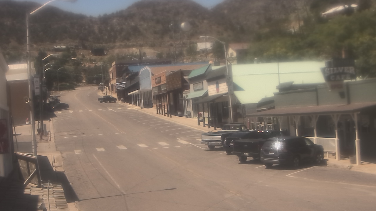 Thumbnail for current weather camera view from Overland Hotel in Pioche, Nevada