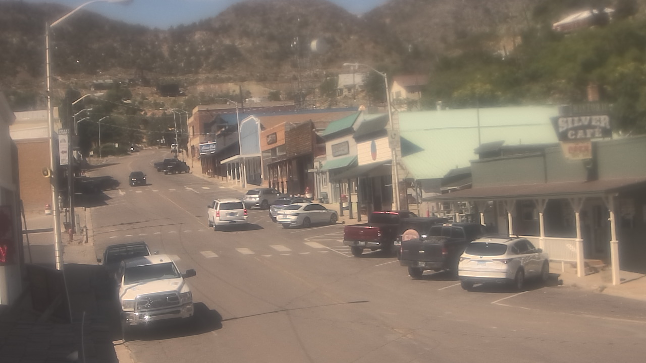 Thumbnail for current weather camera view from Overland Hotel in Pioche, Nevada