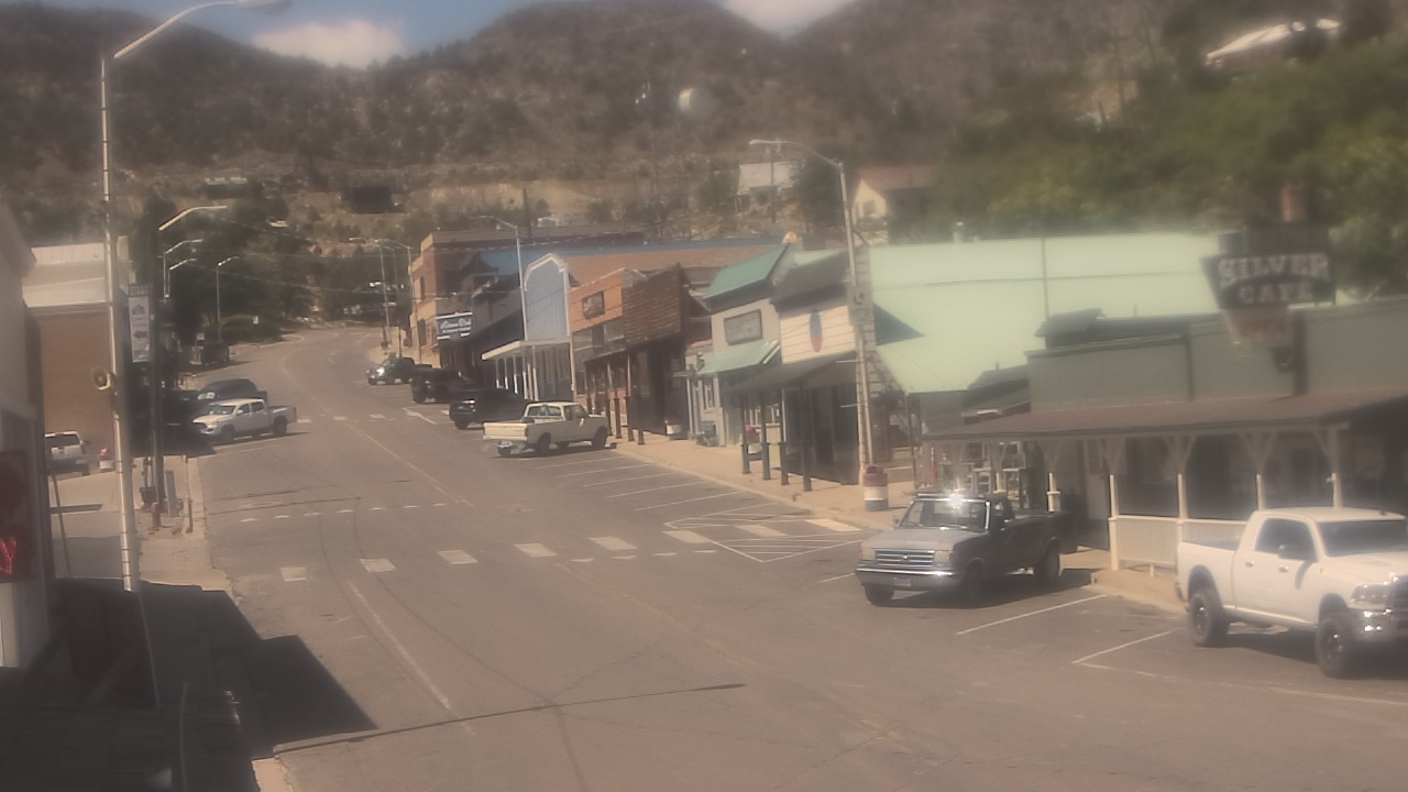 Thumbnail for current weather camera view from Overland Hotel in Pioche, Nevada