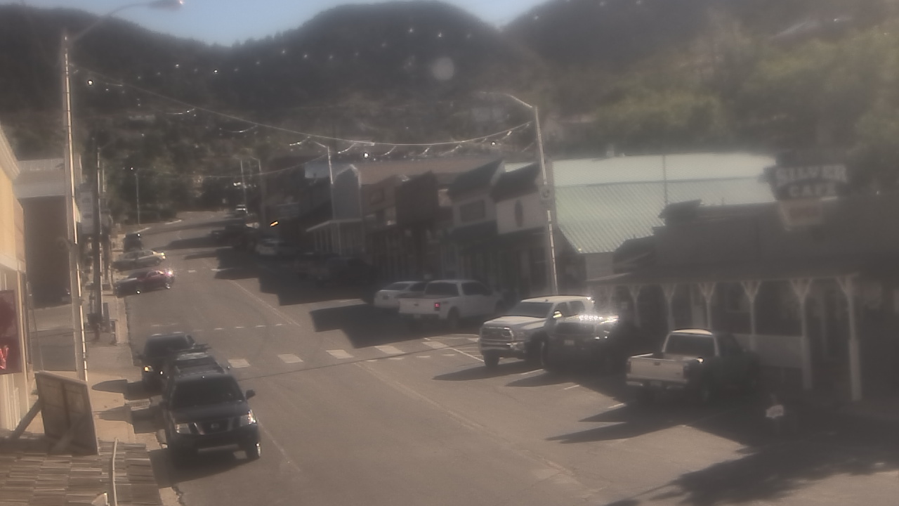 Thumbnail for current weather camera view from Overland Hotel in Pioche, Nevada