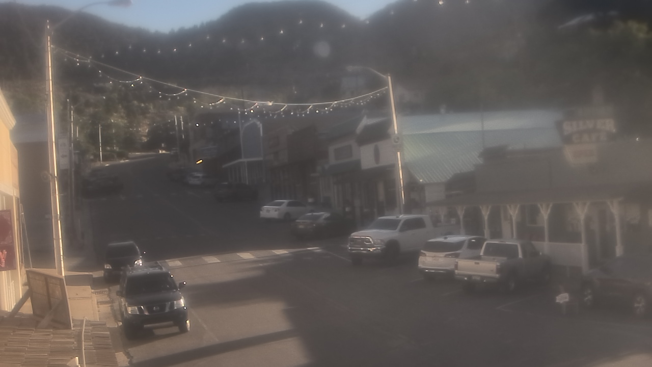 Thumbnail for current weather camera view from Overland Hotel in Pioche, Nevada