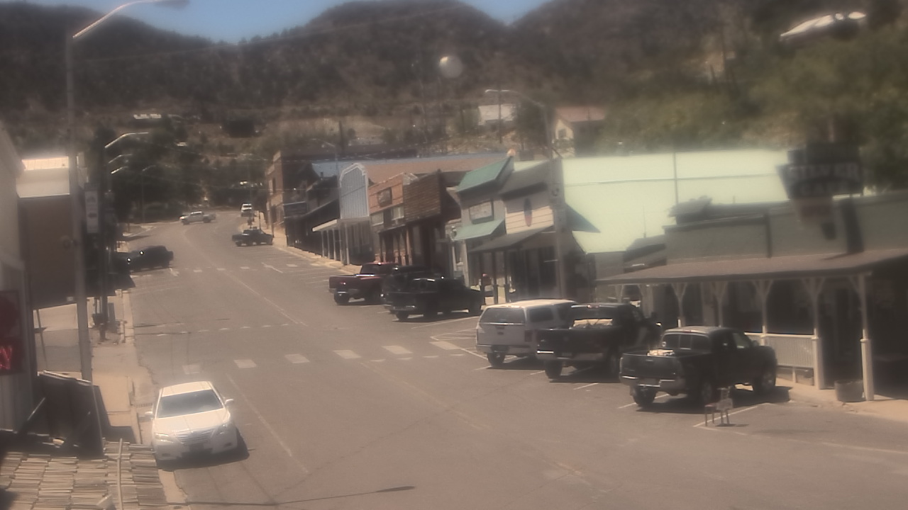 Thumbnail for current weather camera view from Overland Hotel in Pioche, Nevada