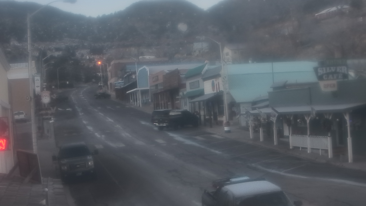 Thumbnail for current weather camera view from Overland Hotel in Pioche, Nevada