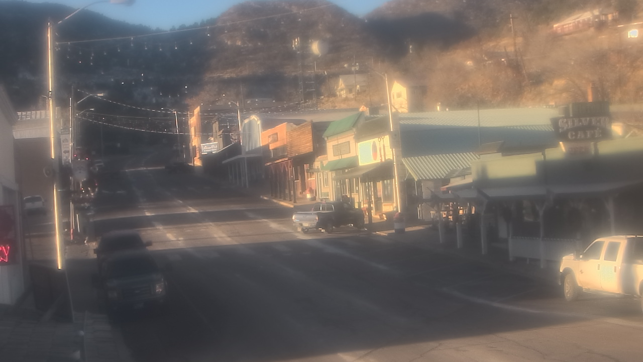 Thumbnail for current weather camera view from Overland Hotel in Pioche, Nevada