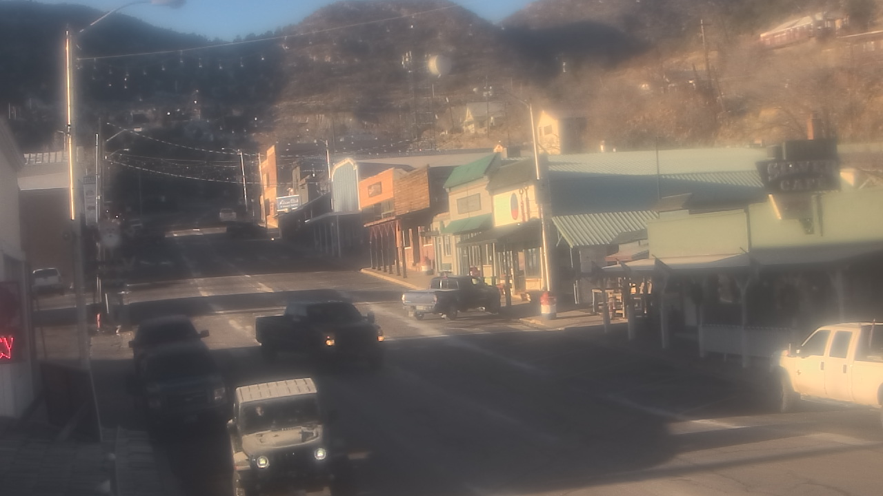 Thumbnail for current weather camera view from Overland Hotel in Pioche, Nevada