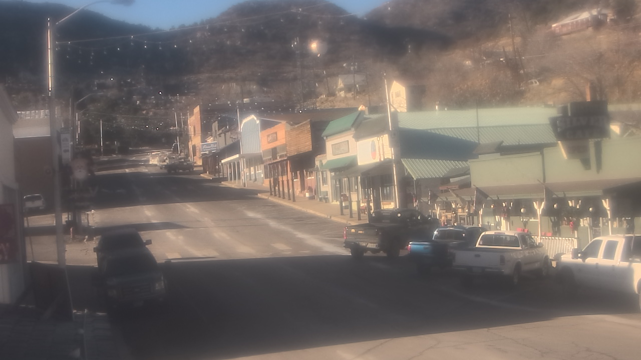 Thumbnail for current weather camera view from Overland Hotel in Pioche, Nevada