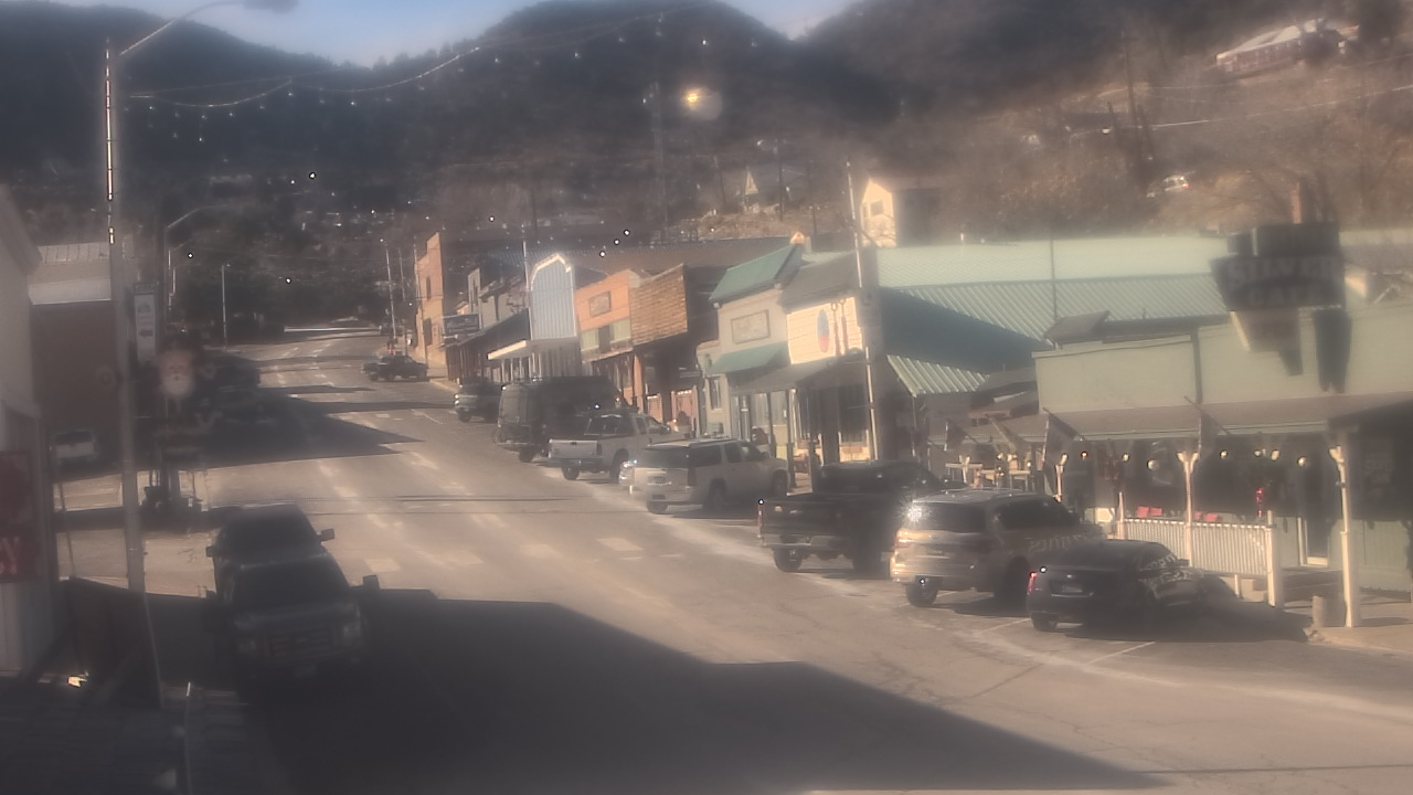 Thumbnail for current weather camera view from Overland Hotel in Pioche, Nevada