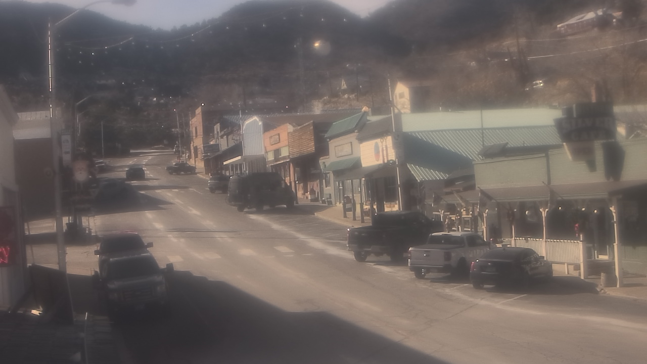 Thumbnail for current weather camera view from Overland Hotel in Pioche, Nevada