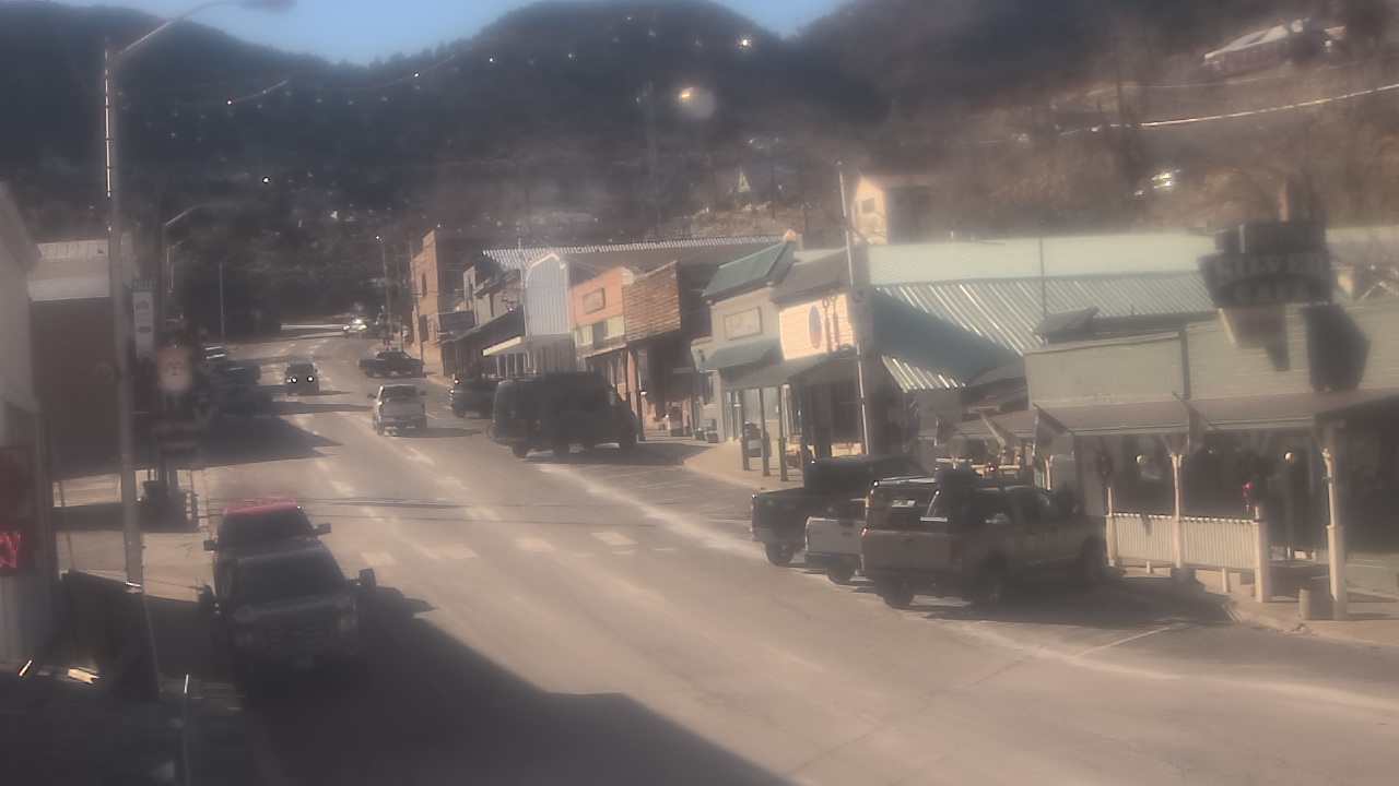 Thumbnail for current weather camera view from Overland Hotel in Pioche, Nevada