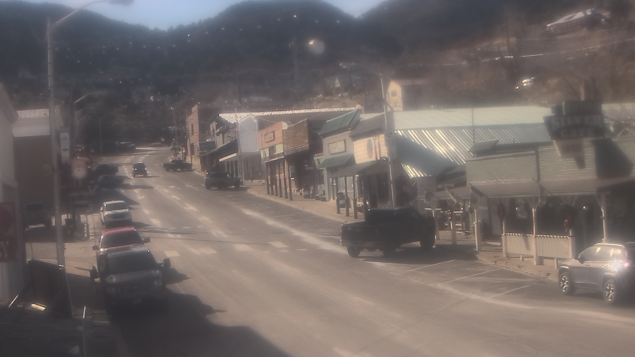 Thumbnail for current weather camera view from Overland Hotel in Pioche, Nevada