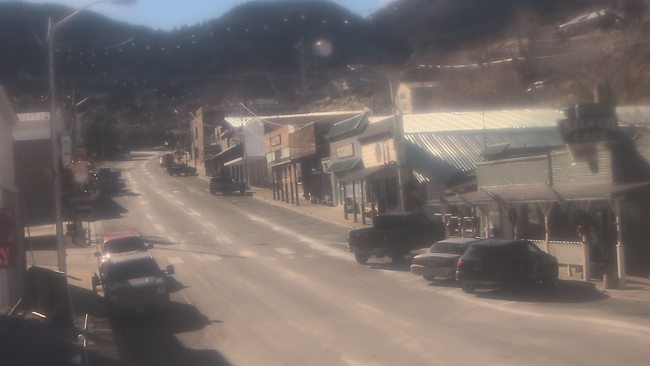 Thumbnail for current weather camera view from Overland Hotel in Pioche, Nevada