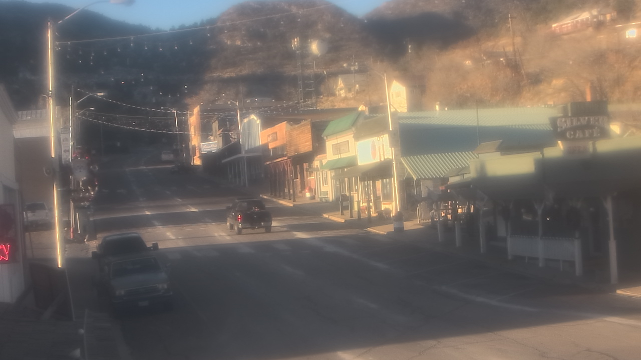 Thumbnail for current weather camera view from Overland Hotel in Pioche, Nevada