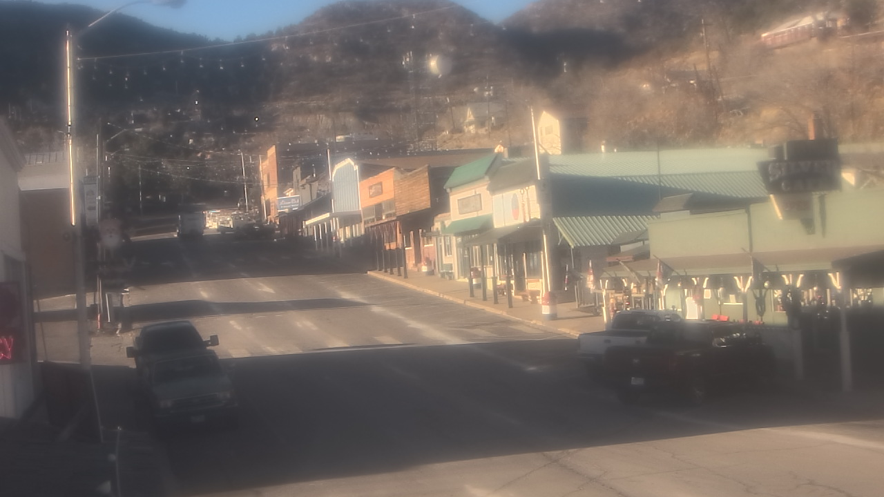 Thumbnail for current weather camera view from Overland Hotel in Pioche, Nevada